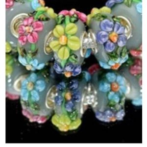 Textured Flower Charms